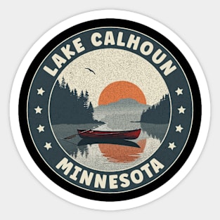 Lake Calhoun Minnesota Sunset Sticker